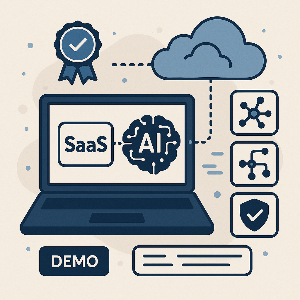 SaaS AI Ready Illustration