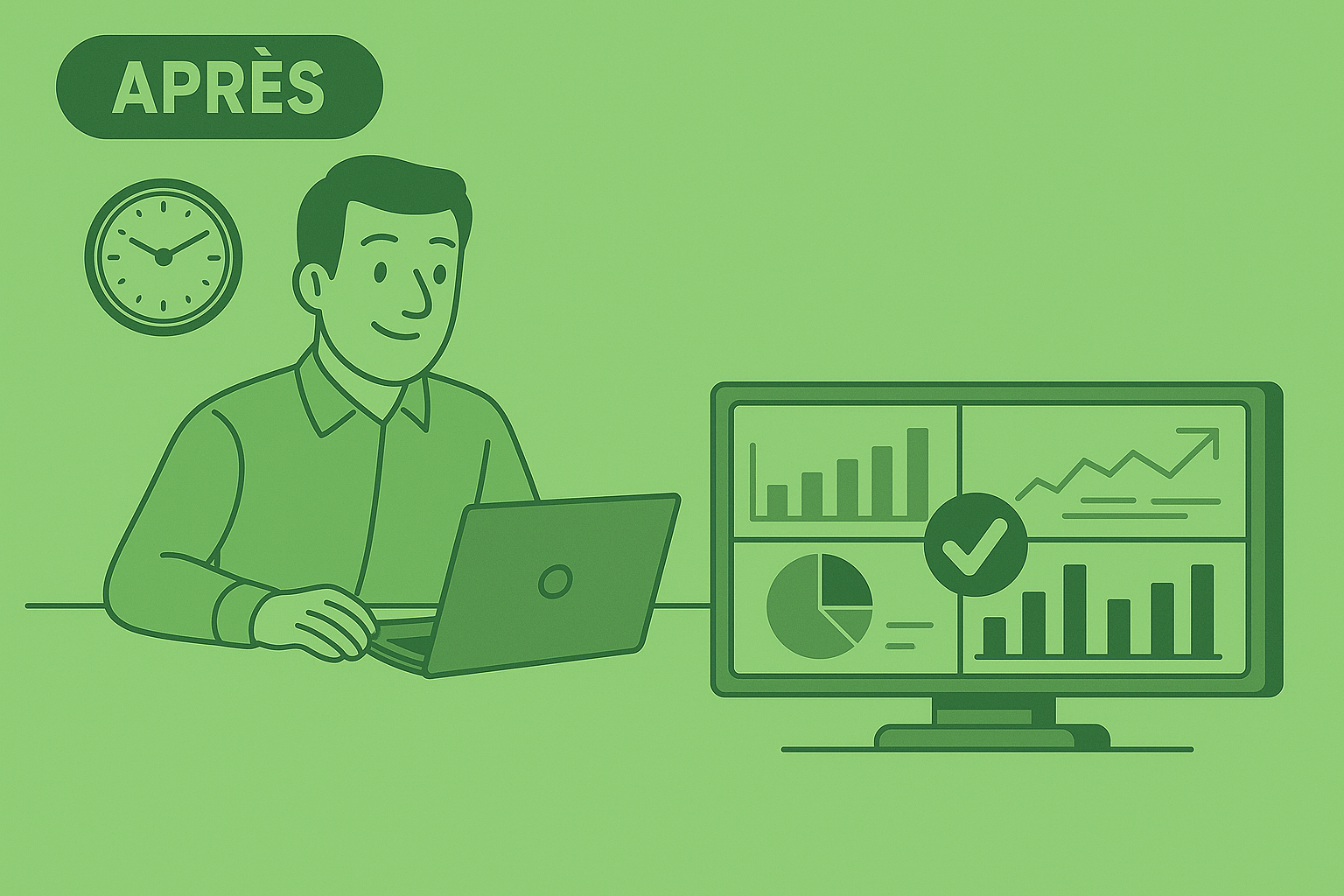 Dashboard après automatisation
