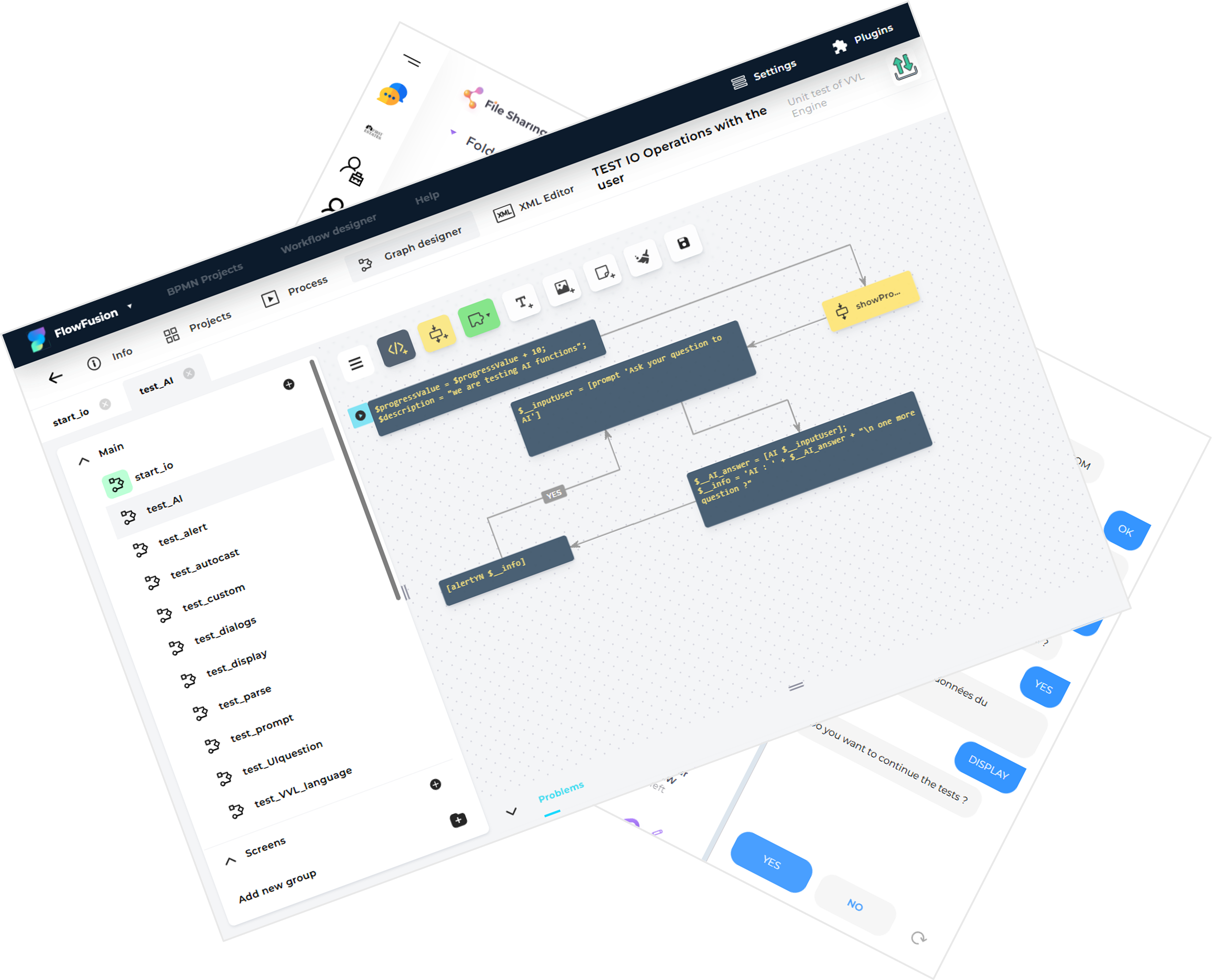 FlowFusion Software Interface Screenshot